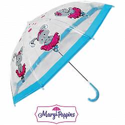 Зонт детский прозрачный - Зайка танцует, 46 см. (Mary Poppins, 53584) - миниатюра
